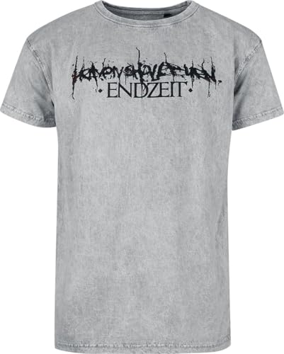 Heaven Shall Burn Endzeit Männer T-Shirt grau L 100% Baumwolle Band-Merch, Bands von Heaven Shall Burn
