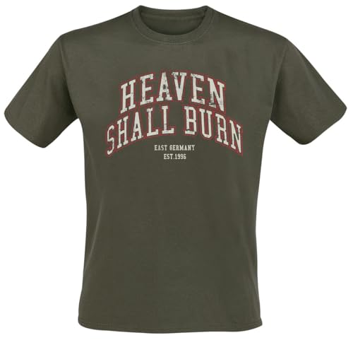 Heaven Shall Burn Never Surrender Männer T-Shirt grün XL 100% Baumwolle Band-Merch, Bands von Heaven Shall Burn