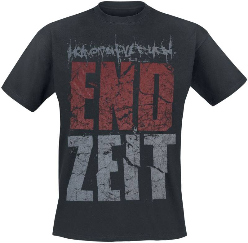 Heaven Shall Burn T-Shirt - Endzeit - S bis 3XL - für Männer - Größe 3XL - schwarz  - EMP exklusives Merchandise! von Heaven Shall Burn