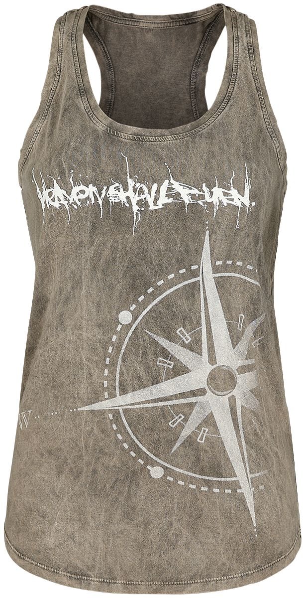 Heaven Shall Burn Top - Endzeit Kompass - S bis XXL - für Damen - Größe M - braun - EMP exklusives Merchandise! Heaven Shall Burn Top - Endzeit Kompass - S bis XXL - für Damen - Größe M - braun - EMP exklusives Merchandise! von Heaven Shall Burn