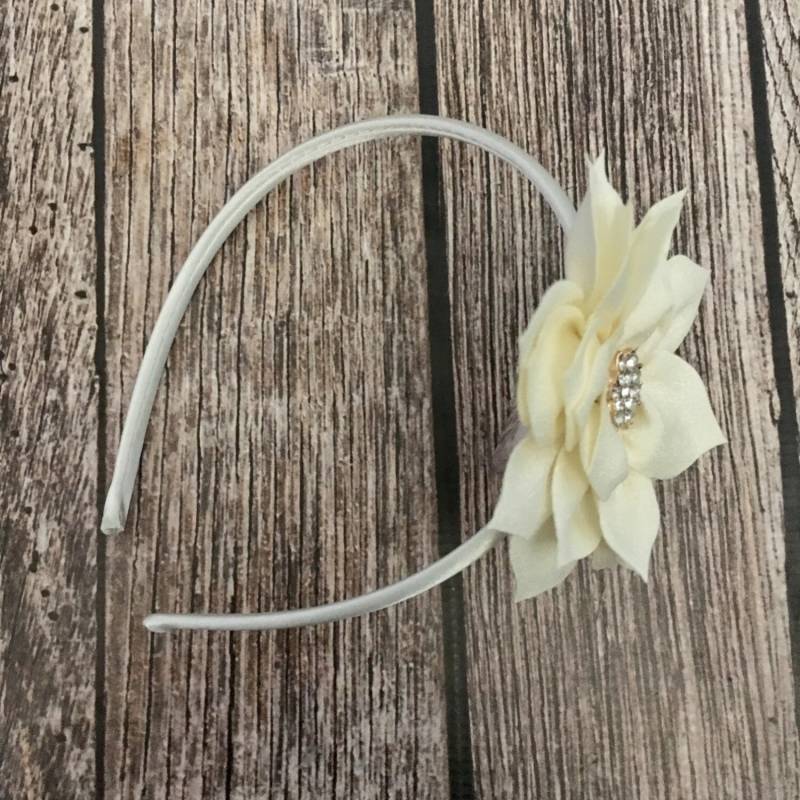 Elfenbein-stirnband, Tauf-stirnband, Weihnachtsstern-stirnband, Elfenbein-Weihnachtsstern-stirnband, Urlaubs-stirnband, Blumenmädchen-stirnband von Heavenandhalos