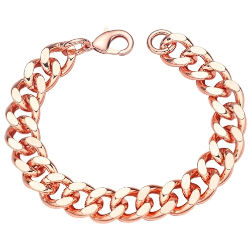 Heavenly Metals Kupfer-Armband für Damen und Herren – 99,9 % reines Kupfer kubanische Gliederkette – 5 mm, 7 mm, 9 mm, 12 mm Breite – 16,5 cm bis 22,9 cm Länge – Geschenkbox im Lieferumfang enthalten Heavenly Metals Kupfer-Armband für Damen und Herren – 99,9 % reines Kupfer kubanische Gliederkette – 5 mm, 7 mm, 9 mm, 12 mm Breite – 16,5 cm bis 22,9 cm Länge – Geschenkbox im Lieferumfang enthalten von Heavenly Metals