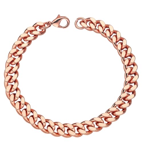 Heavenly Metals Kupfer-Armband für Damen und Herren – 99,9 % reines Kupfer kubanische Gliederkette – 5 mm, 7 mm, 9 mm, 12 mm Breite – 16,5 cm bis 22,9 cm Länge – Geschenkbox im Lieferumfang enthalten Heavenly Metals Kupfer-Armband für Damen und Herren – 99,9 % reines Kupfer kubanische Gliederkette – 5 mm, 7 mm, 9 mm, 12 mm Breite – 16,5 cm bis 22,9 cm Länge – Geschenkbox im Lieferumfang enthalten von Heavenly Metals
