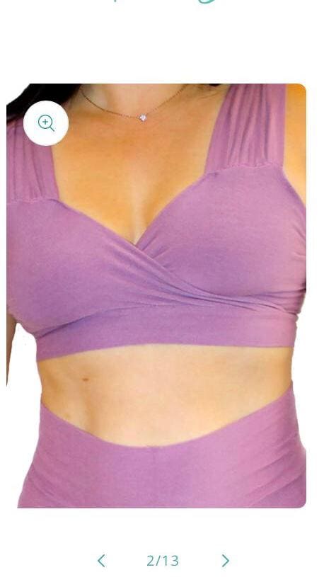 Lavender Pink Stütz-Bh Und/Oder Still-Bh Bambus60/Org.cotton35/Lycra5 von HeavenlyBodyWear