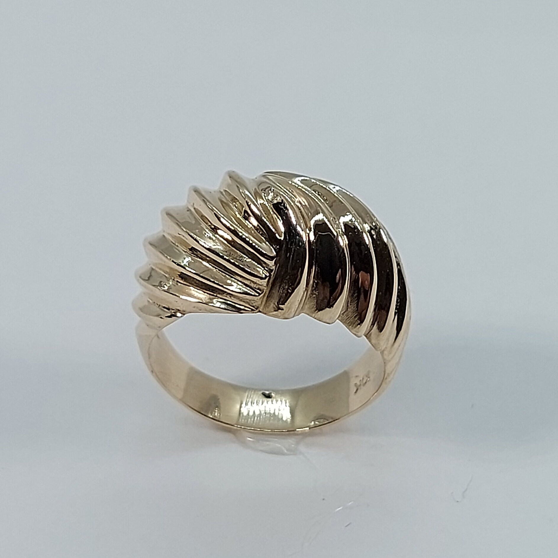 Gelbgold Ring, Frauen Goldring, Garnelen Gelbgold, Muttertagsgeschenk, Ring Für Sie Versandkostenfrei, Goldband, 10K von HeavenlyGolden