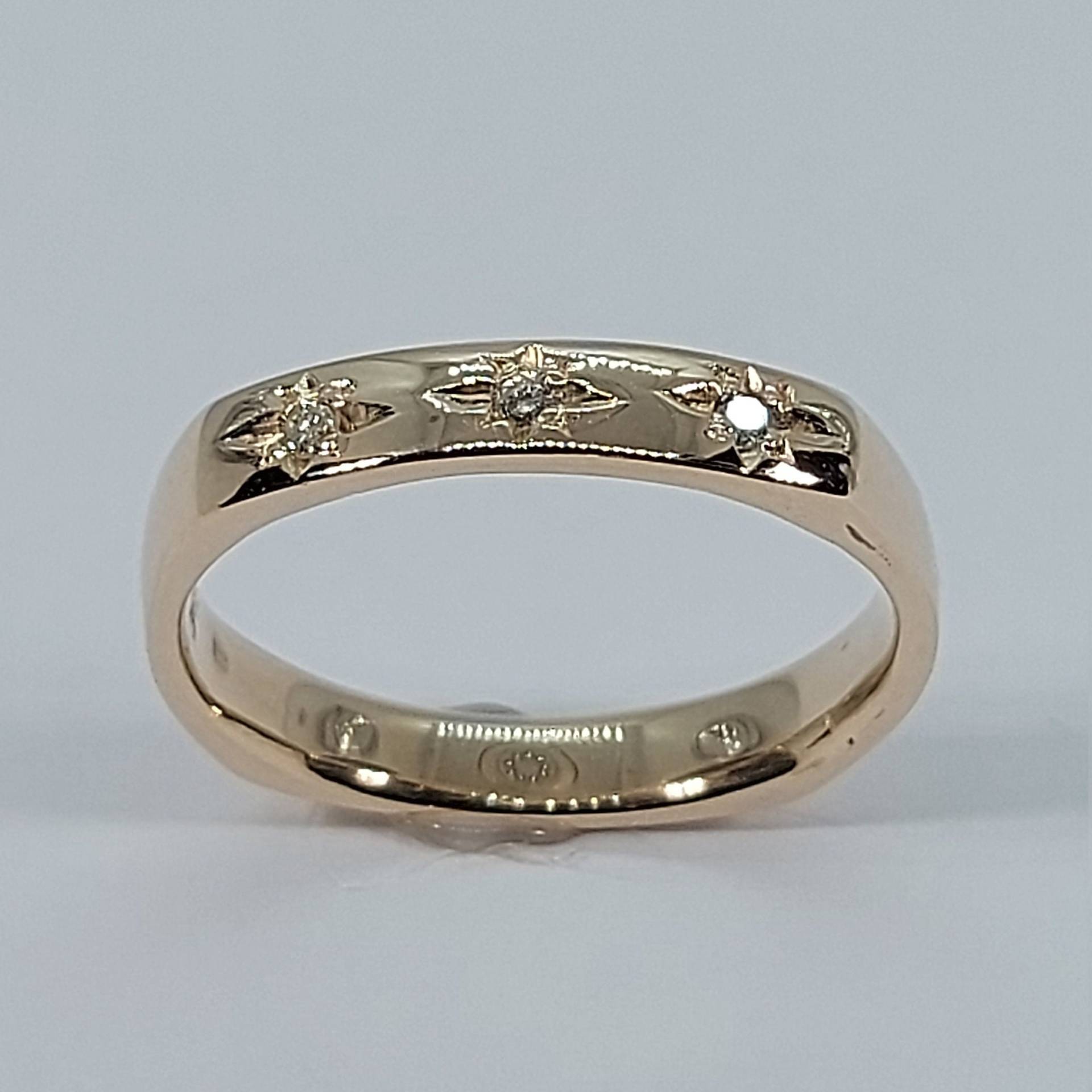 Männer Ehering, Herren Diamant Ring, Gelb Gold, Jahrestag Ring Für Ihn, Ringe, 10K Gold von HeavenlyGolden