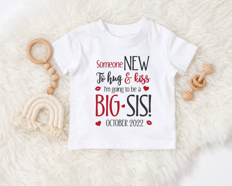 Große Schwester Schwangerschaft Enthüllen Große Als Älteres Kind Geschenk Valentinstag Ältere von HeavenlyHandmadesGB