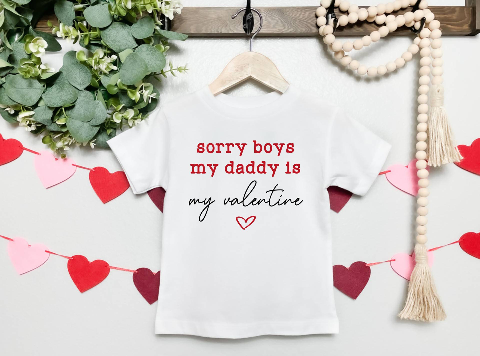 Papas Valentine Kleinkind Shirt Sorry Jungen Valentines Kinder T-Shirt Lustige Baby Body Love Heart First von HeavenlyHandmadesGB