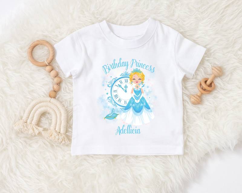 Personalisiertes Geburtstags Prinzessin Kleinkind Shirt Name & Alter von HeavenlyHandmadesGB