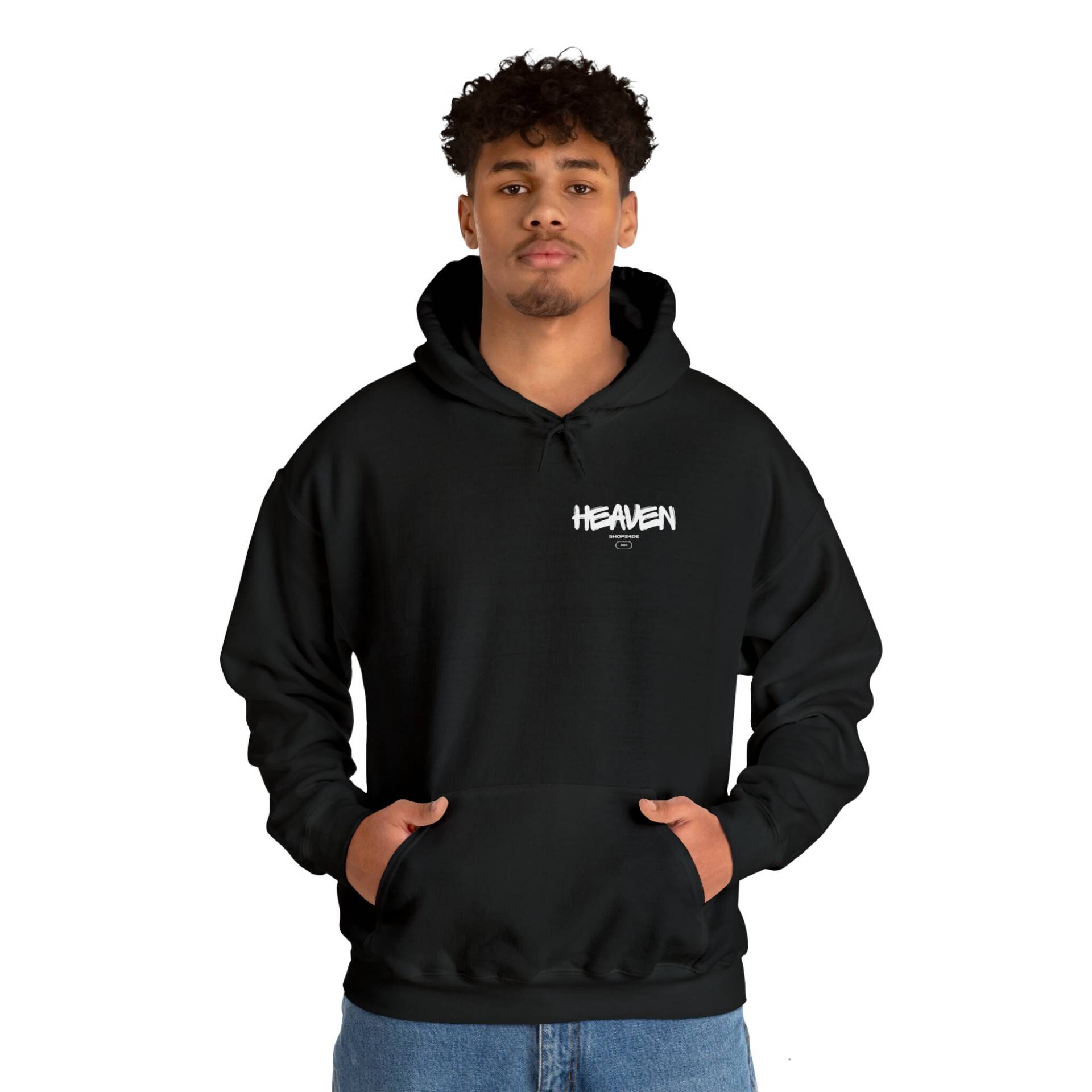Unisex Heavy Blend™ Hooded Sweatshirt Front/Back Print Music Lonely Heaven Nebel Einsamkeit Musik von Heavenshop24DE