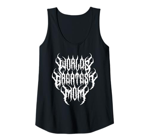 Damen Die Beste Mutter der Welt Heavy Metal Deathcore Tank Top von Heavy Metal Deathcore Gifts