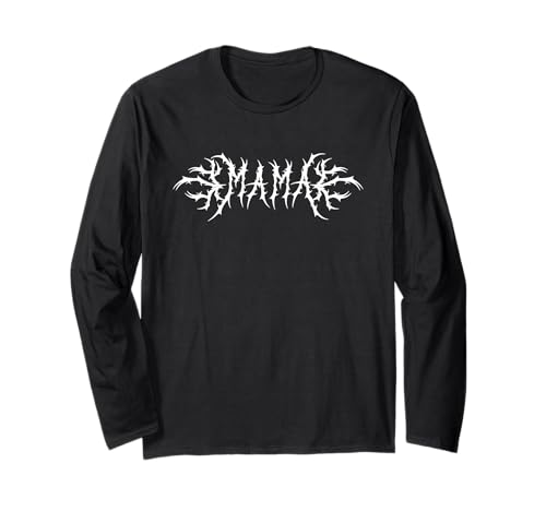 Lustige Heavy Metal Deathcore Mama Langarmshirt von Heavy Metal Deathcore Gifts