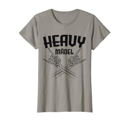 Heavy Mädel Heavy Metal Metalfan Frauen T-Shirt von Heavy Metal Designs