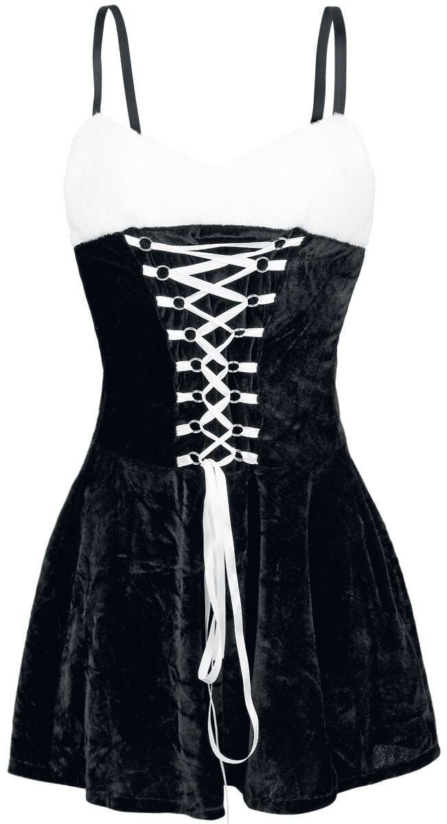 Heavy X-Mas X-Mas Dress Kurzes Kleid schwarz in S-M von Heavy X-Mas