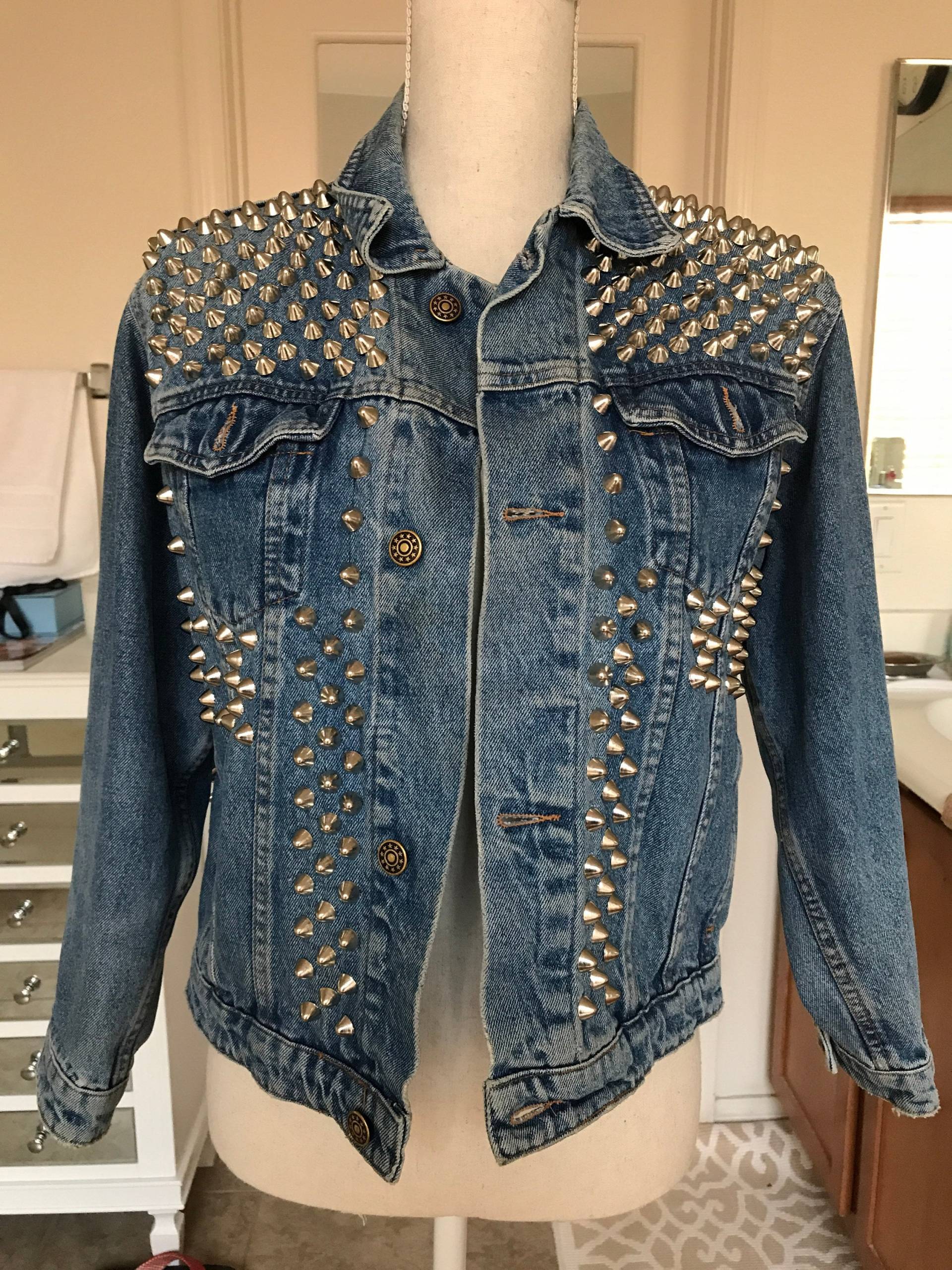 Hand-Besetzt Jeansjacke Hand-Besetzt Jeansjacke von HeavyBlood