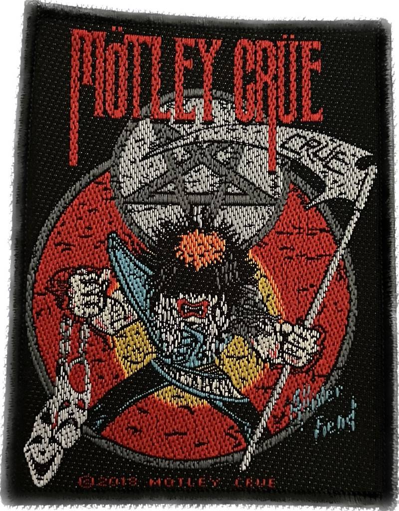 Mötley Crüe - Allister Fiend Aufnäher Patch von HeavyMetalPatchesDE