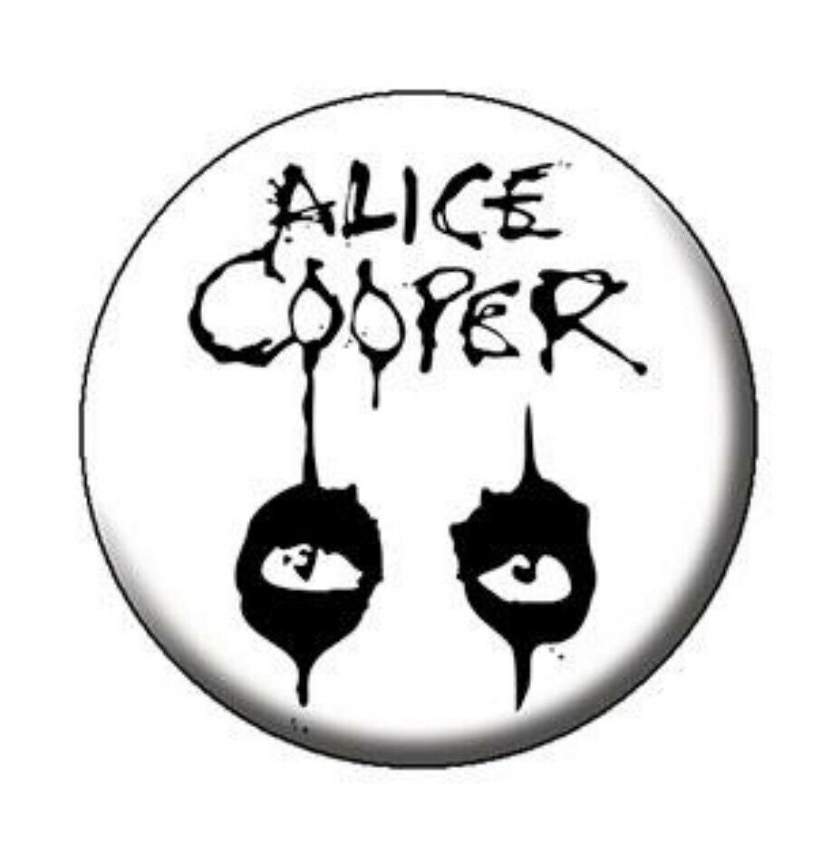 Alice Cooper Eyes 1.25 "Button A008B125 Anstecknadel von Heavylowmerchandise