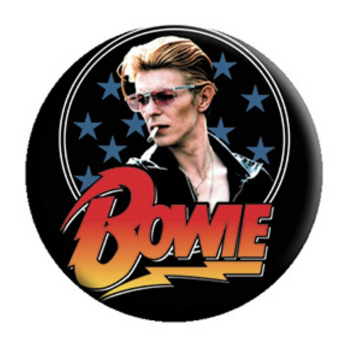 David Bowie Portrait 1.25"Button B007B125 Anstecknadel von Heavylowmerchandise