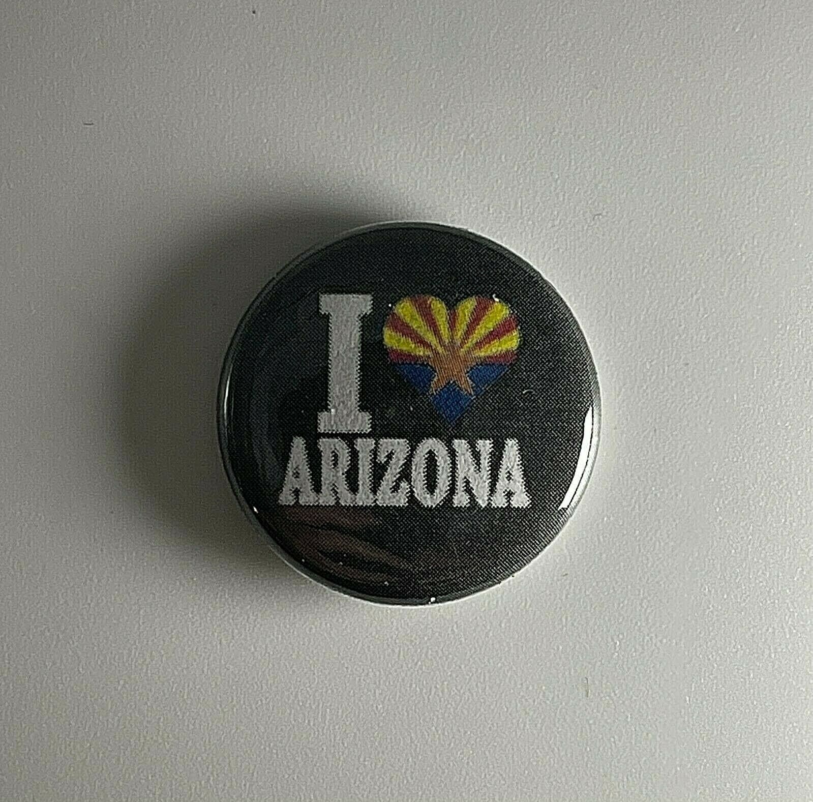 I Love Arizona 1"Button A010B Anstecker von Heavylowmerchandise