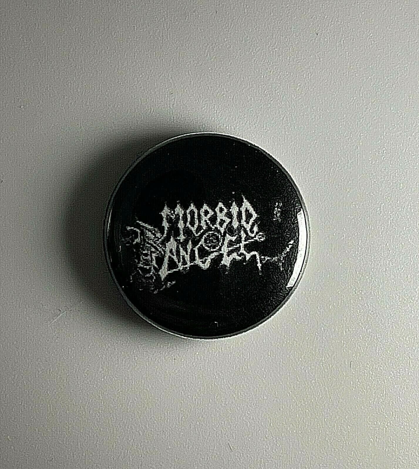 Morbid Angel Old School Logo 1" Button M002B Pin Anstecker von Heavylowmerchandise