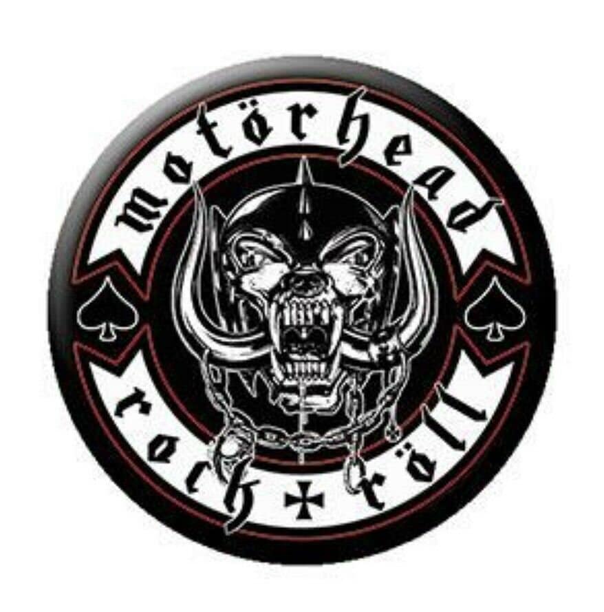 Motorhead Rock N Roll 1.25 "Button M006B125 Pin Abzeichen von Heavylowmerchandise
