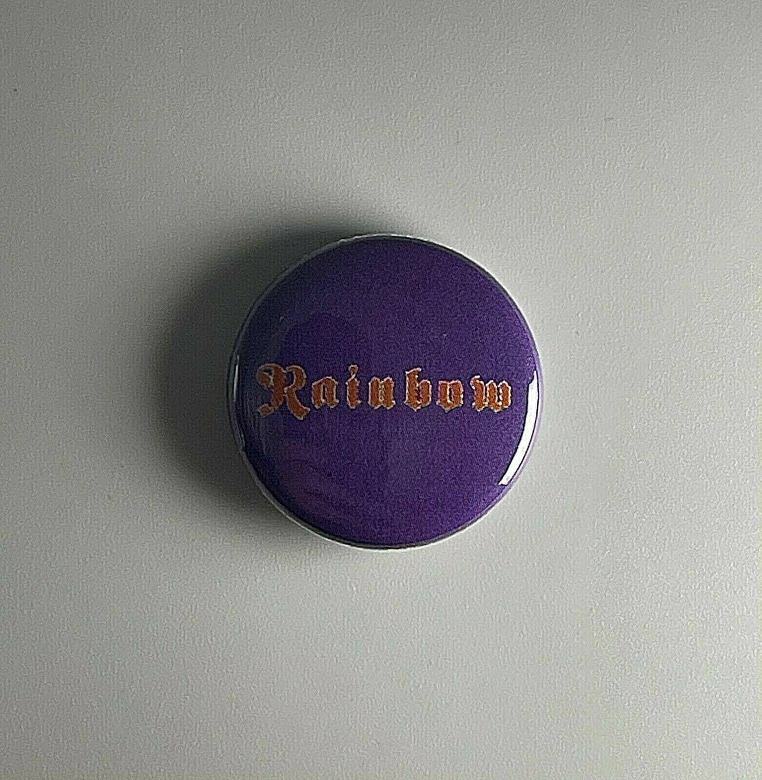 Regenbogen 1"Button R011B Anstecknadel von Heavylowmerchandise