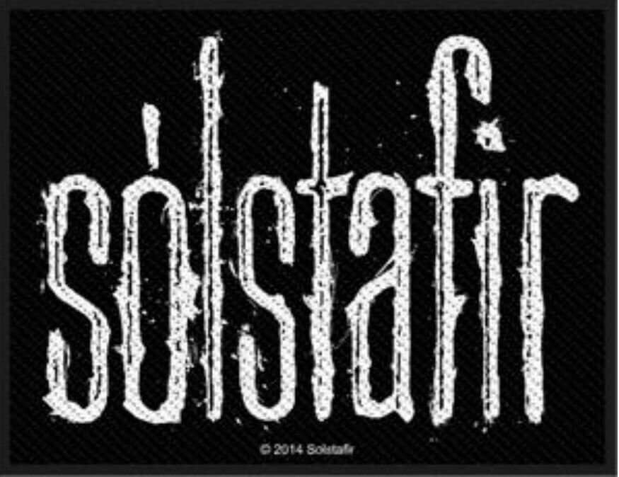 Solstafir Logo Aufnäher S006P von Heavylowmerchandise