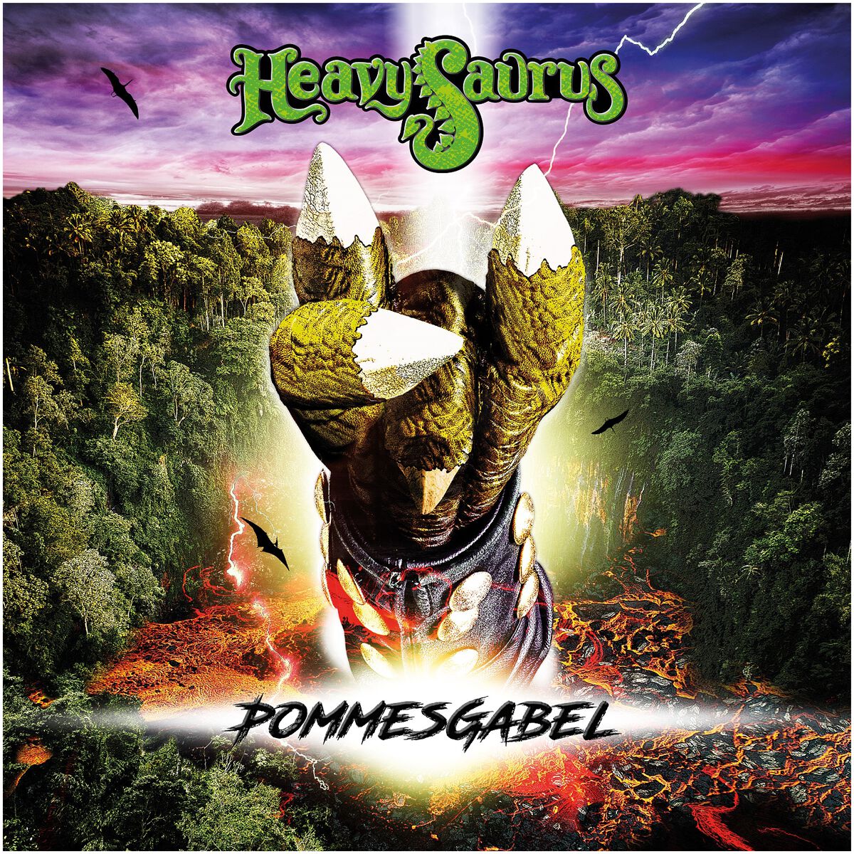 Heavysaurus Pommesgabel CD multicolor von Heavysaurus