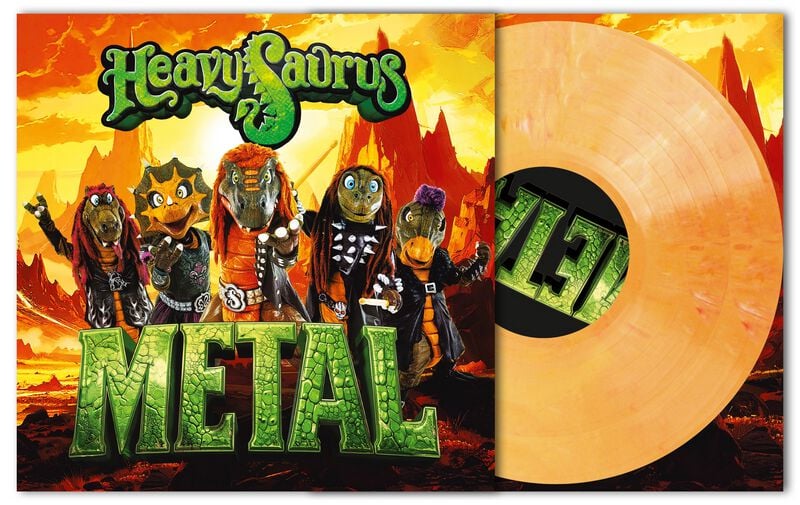 Metal von Heavysaurus - LP (Coloured, Limited Edition, Standard) von Heavysaurus