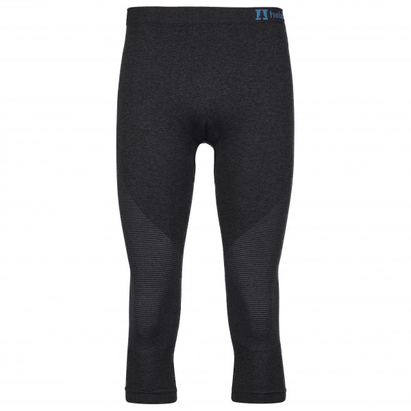 Heber Peak - Cedarhe. Seamless 3/4 Pants - Kunstfaserunterwäsche Gr L/XL;S/M schwarz von Heber Peak