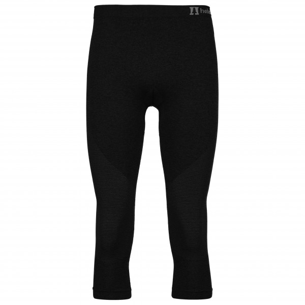 Heber Peak - Cedarhe. Seamless 3/4 Pants - Kunstfaserunterwäsche Gr L/XL schwarz von Heber Peak