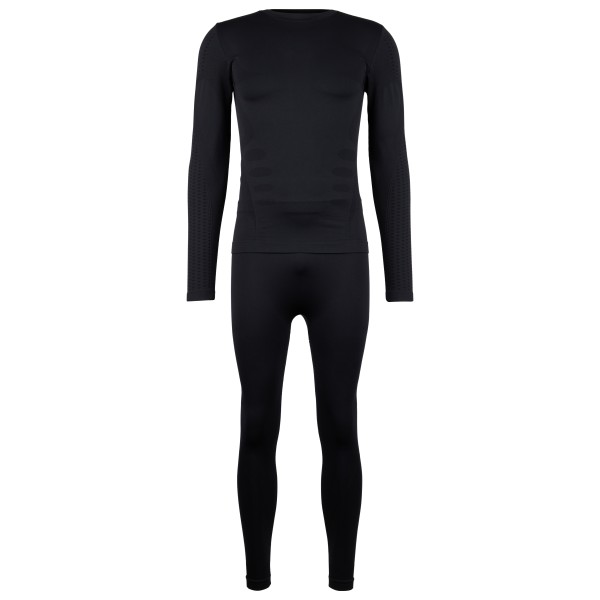 Heber Peak - EvergreenHe. Seamless Underwear Set - Kunstfaserunterwäsche Gr L/XL schwarz von Heber Peak