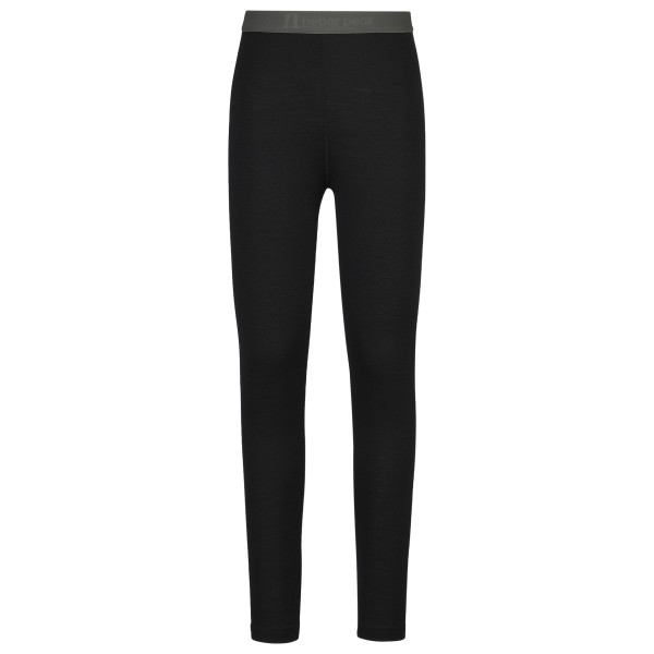 Heber Peak - Kid's Merino190 RootHe. Long Pants - Merinounterwäsche Gr 104 schwarz von Heber Peak