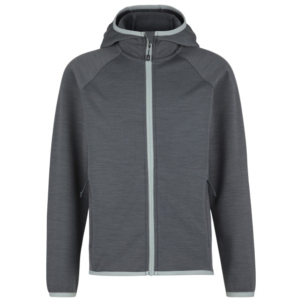 Heber Peak - Kid's MerinoBlend SaplingHe. II Hoody - Zip-Hoodie Gr 128 grau/blau von Heber Peak