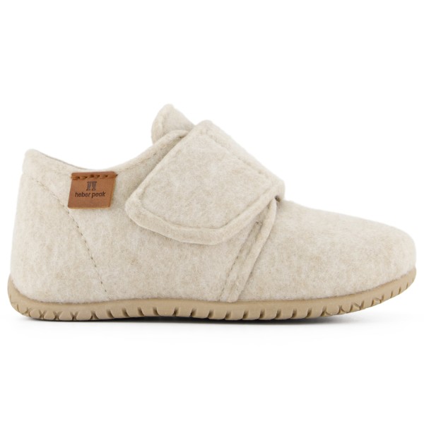 Heber Peak - Kid's RedwoodHe. Felt Shoes - Hüttenschuhe Gr 30 beige von Heber Peak