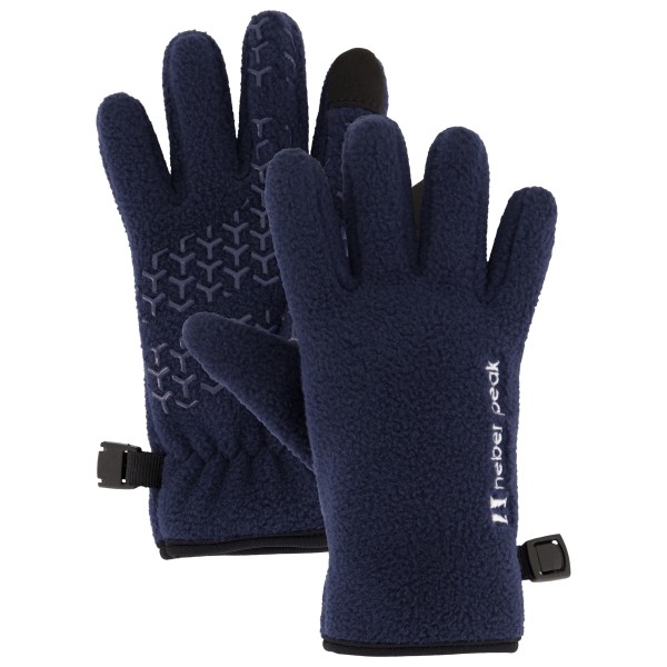 Heber Peak - Kids CedarHe. Fleece Gloves - Handschuhe Gr 4 blau von Heber Peak