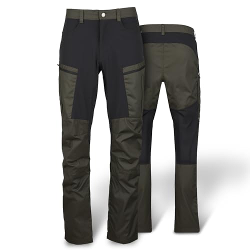 Heber Peak - PineconeHe. Trekking Pants Trekkinghose Wanderhose Herren - Outdoorhosen für Wandern & Trekking - Atmungsaktiv & Abriebfest mit Vorgeformter Kniepartie von Heber Peak