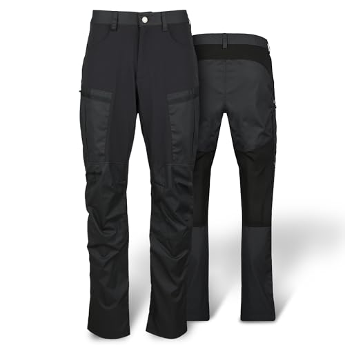 Heber Peak - PineconeHe. Trekking Pants Trekkinghose Wanderhose Herren - Outdoorhosen für Wandern & Trekking - Atmungsaktiv & Abriebfest mit Vorgeformter Kniepartie von Heber Peak