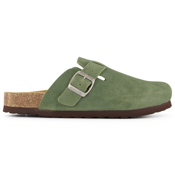 Heber Peak - RedwoodHe. Cork Clog - Hüttenschuhe Gr 45 oliv von Heber Peak