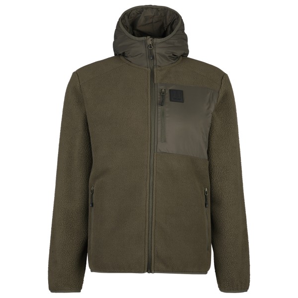 Heber Peak - TimberHe. Fleece with Hood - Fleecejacke Gr L braun von Heber Peak