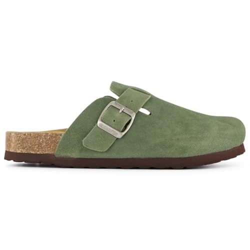 Heber Peak Unisex Erwachsene RedwoodHe. Cork Clog Hüttenschuhe von Heber Peak