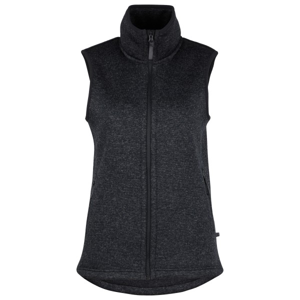 Heber Peak - Women's CrownHe. Knit Vest - Fleeceweste Gr L schwarz von Heber Peak