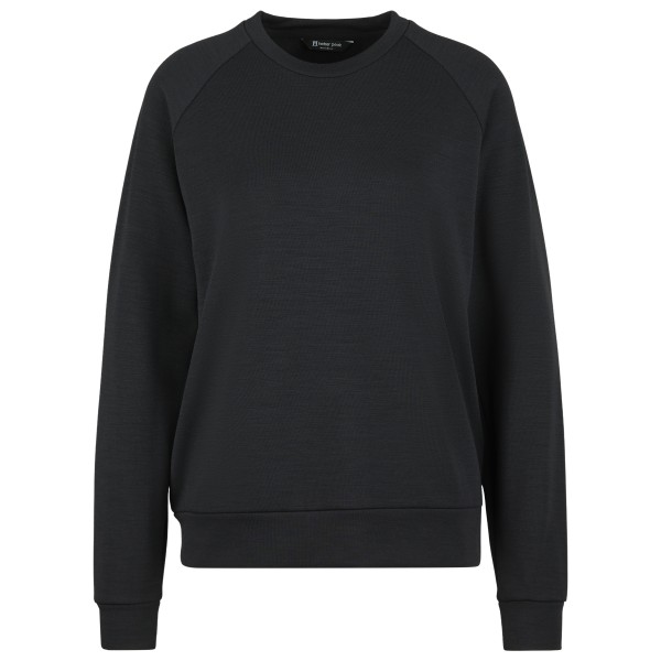 Heber Peak - Women's MerinoBlend SaplingHe. II Crew - Pullover Gr L schwarz von Heber Peak