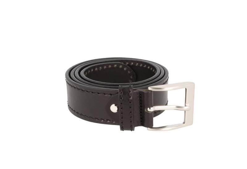 Hebold Ledergürtel Unisex Ledergürtel aus Vollleder mit Jeansgürtel-Design und Naht - Heb von Hebold