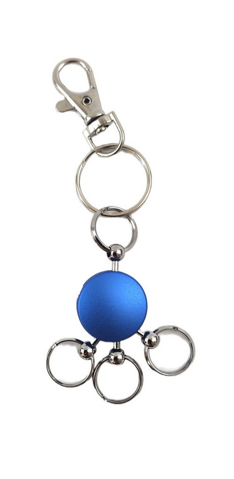 Hebold Schlüsselanhänger Trennring aus Massivaluminium mit 4 einzeln abnehmbaren Ringen – Hebold Schlüsselanhänger Trennring aus Massivaluminium mit 4 einzeln abnehmbaren Ringen – von Hebold