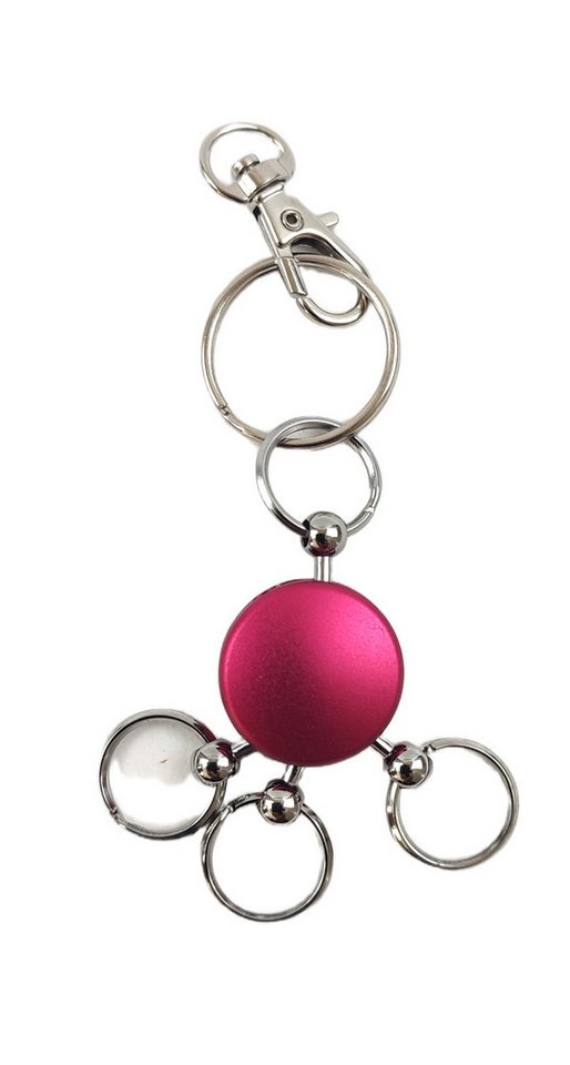 Hebold Schlüsselanhänger Trennring aus Massivaluminium mit 4 einzeln abnehmbaren Ringen – Hebold Schlüsselanhänger Trennring aus Massivaluminium mit 4 einzeln abnehmbaren Ringen – von Hebold