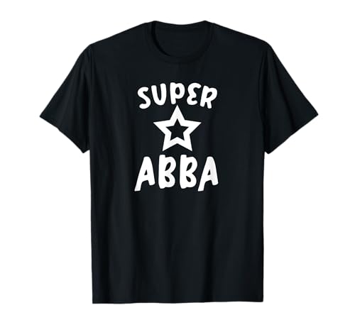 Super Abba Hebräischer Vater Geschenke für Männer T-Shirt von Hebrew Dad Tee and Gifts
