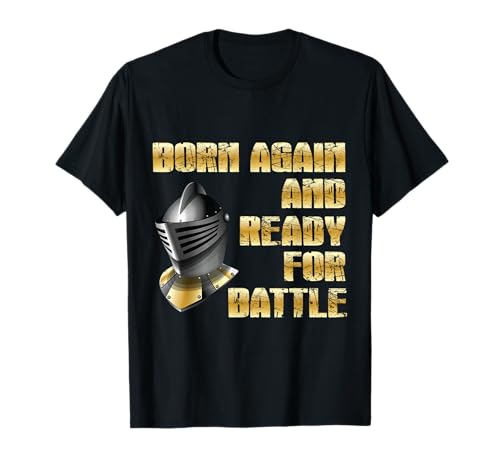 Hebräische Israelit-Kleidung für Herren Born Again Ready Battle T-Shirt Hebräische Israelit-Kleidung für Herren Born Again Ready Battle T-Shirt von Hebrew Israelite Clothing for Men