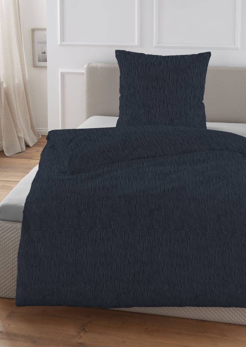 HECHTER PARIS Bettwäsche "0481309" 2 Stk. tlg. gekreppte Optik + Struktur, weich, angenehmes Schlafklima, Sommer von Hechter Paris