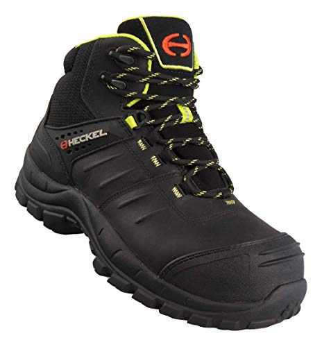 Heckel MACCROSSROAD 2.0 Sicherheitsschuhe - Arbeitsschuhe S3 CI HI HRO SRC - Gr 36-48 - Metallfrei, Schwarz, 47 EU von Heckel